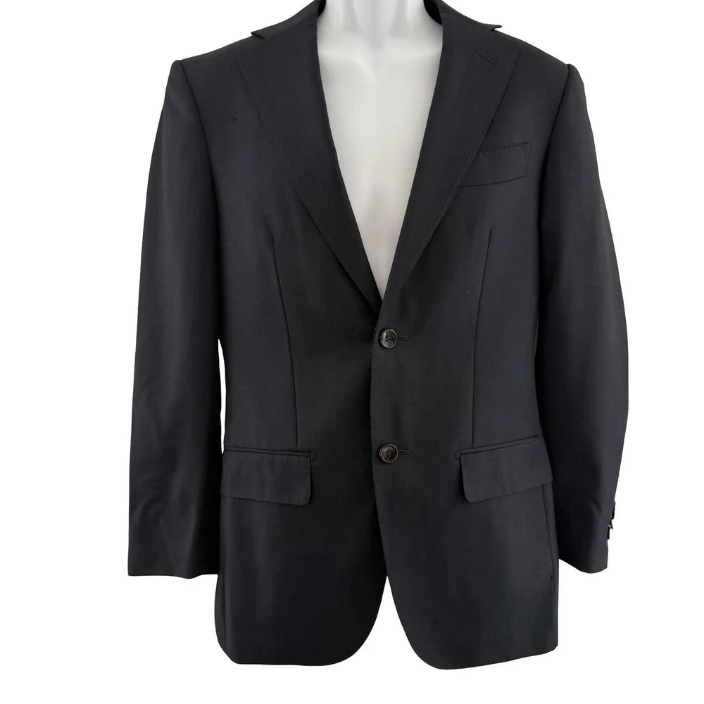 Suitsupply Napoli Blazer Mens‎ 38 Blue Wool Super 110s Suit Jacket Sport Coat